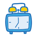 clock, object, school, student, study svg vector icon