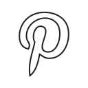 communication, facebook, internet, media, pinterest, social, twitter svg vector icon