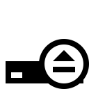 eject, harddisk, sans svg vector icon