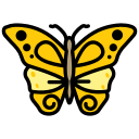 butterfly, insect, papillon, staroffice, summerbird svg vector icon