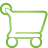 basic, cart, green, shopping icon