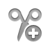 scissors,add icon