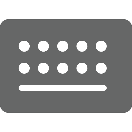 Keyboard svg vector icon
