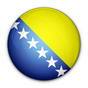 and, bosnia, flag, herzegovina, of icon