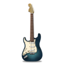 stratocaster,guitar,turquoise icon