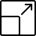 expand, misc svg vector icon