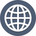 global, globe, network, planet svg vector icon