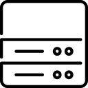 data, database, hard disk, hdd, router, server svg vector icon