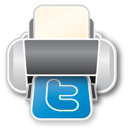 twitter,printer,print,social network,social,sn icon