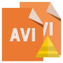 file,format,avi,pyramid icon