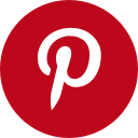 circle, pinterest, round , social media, social network svg vector icon