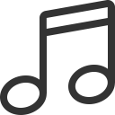 music, sound svg vector icon