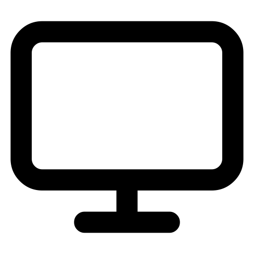 Monitor svg vector icon