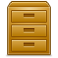 cabinet, closed, drawer icon