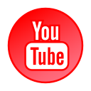 circle, gradient, gradient , , social media, youtube svg vector icon
