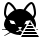 cat,pyramid icon