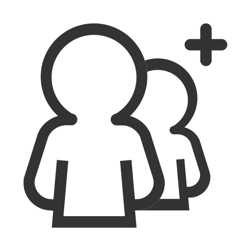 Add People svg vector icon