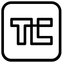 media, network, social, tc svg vector icon