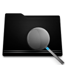 black,folder,search,find,seek icon