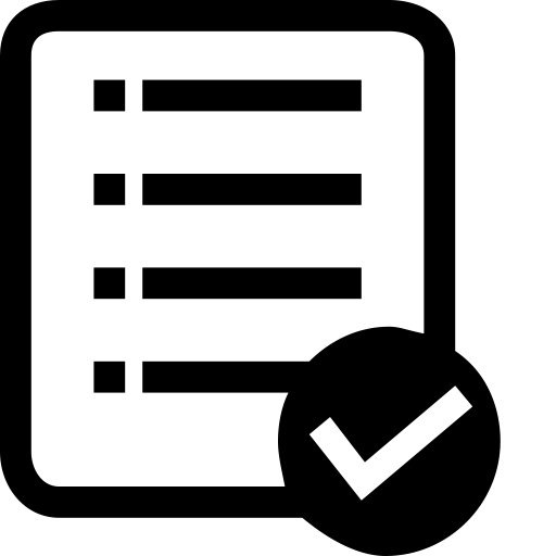 Confirm svg vector icon