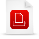 document, file, paper, red icon