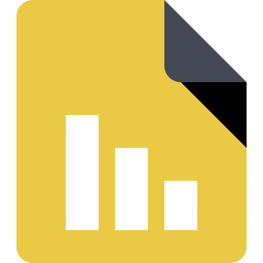 File Stats svg vector icon