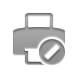 printer,cancel icon