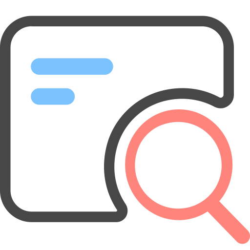 Card Search svg vector icon