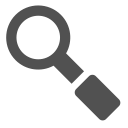 magnifier, search svg vector icon
