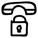 lock, phone, private, security svg vector icon
