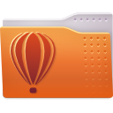 coreldraw, folder icon