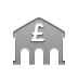 bank,pound icon