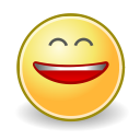 big, face, smile svg vector icon