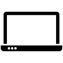 computer, device, laptop, laptop computer svg vector icon