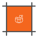 reddit svg vector icon