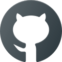 github, logo, media, social svg vector icon