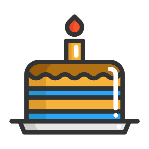 Birthday Cake svg vector icon