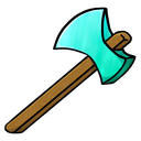 axe, diamond icon