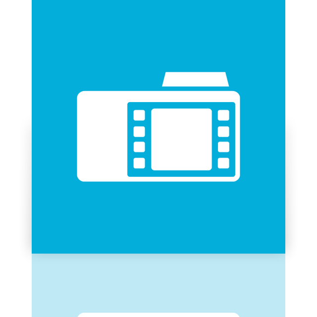 video,folder,mirror icon