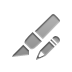 cutter,pencil icon