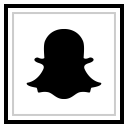 logo, media, snapchat, social svg vector icon