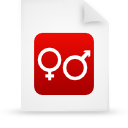 document, file, paper, red icon
