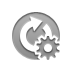 reload,gear icon