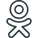 logo, media, odnoklassniki, social svg vector icon