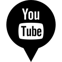 logo, media, social, tube, you svg vector icon