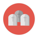 grave, yard svg vector icon