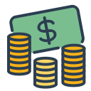balance spendings, budget, cash, coins, money, resolutions, save money svg vector icon