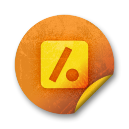 slash,dot,logo,square icon