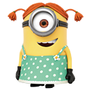 girl, minion icon