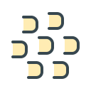 bbm, communication, media, mobile, phone, share, social svg vector icon